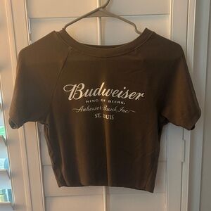 PacSun Brown Stretchy Crop Top